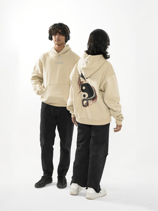 ARTICLE 001 // BEIGE OVERSIZED HOODIE