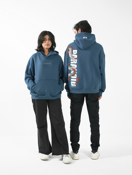 ARTICLE 004 // BLUE OVERSIZED HOODIE