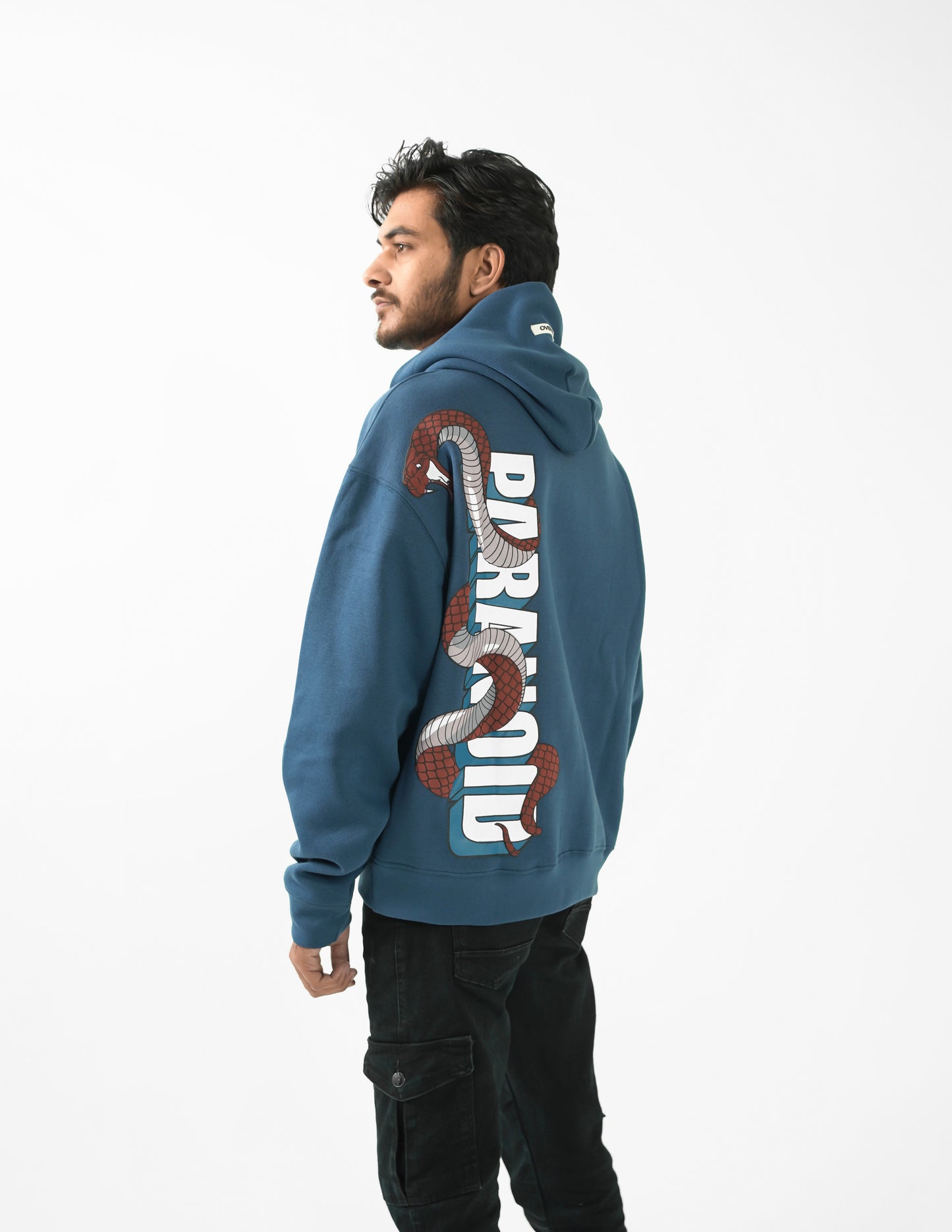 ARTICLE 004 // BLUE OVERSIZED HOODIE